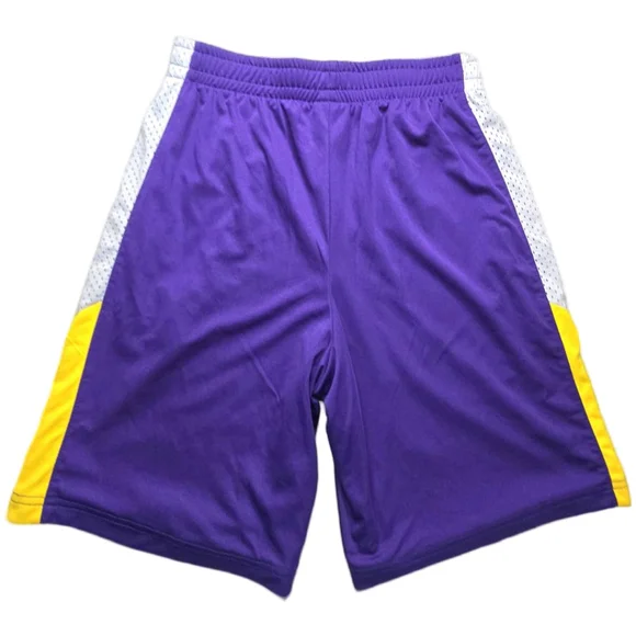 LSU Tigers Colosseum Athletic Shorts Mens M Purple NCAA Basketball Gym Training - Picture 2 of 11